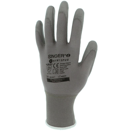Gant polyuréthane (PU) Support polyamide- SINGER - NYM15PUG