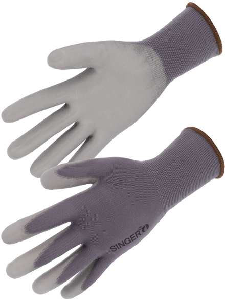 Gant PU Support polyamide tricoté une pièce - SINGER - NYM313PUG