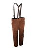 Pantalon bavette de soudage en croûte debovin marron Fil aramide - SINGER - PANTASOUD