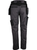 Pantalon de travail Coton/élasthanne Noir et gris - SINGER - PARTO