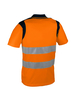 Polo orange haute visibilité en polyester - SINGER - PAULO