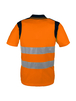 Polo orange haute visibilité en polyester - SINGER - PAULO