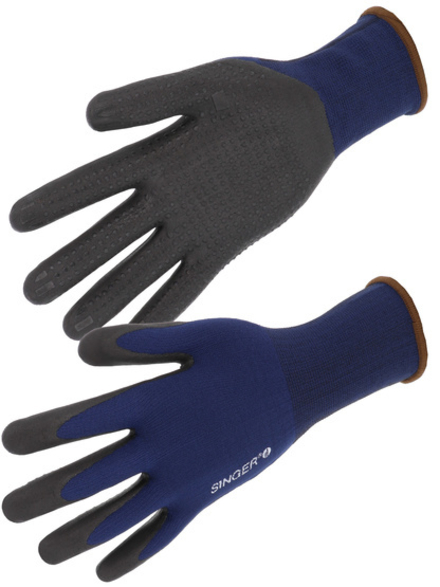 Gant nitrile mousse Picots- SINGER - PER100