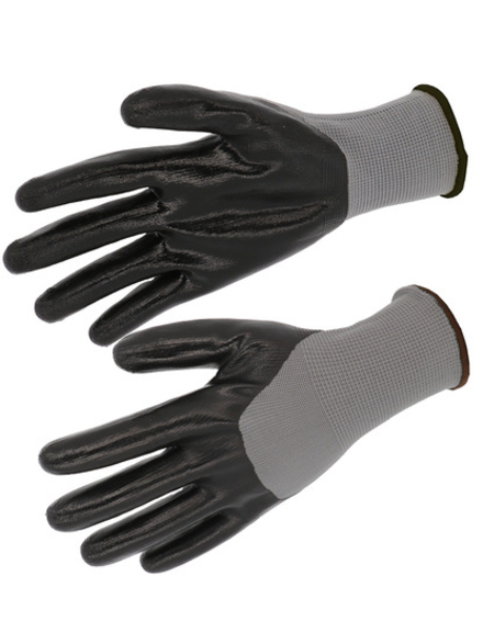 Gant support polyester Enduit nitrile version 3/4- SINGER - PER134NIB