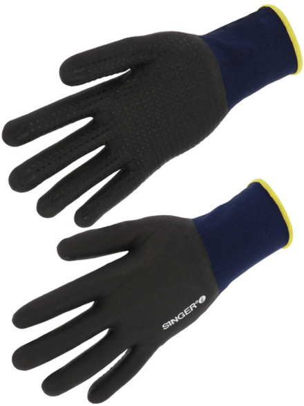 Gant nitrile mousse Tout enduit Picots- SINGER - PER157