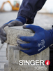 Gant nitrile mousse Sans picots - SINGER - PER200