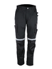Pantalon de travail ripstop Coton/polyester/élasthanne Gris et noir - SINGER - PETRO