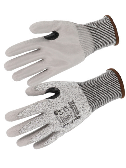 Gant PEHD Coupure D Paume enduite PU Avec renfort nitrile - SINGER - PHD335PUR