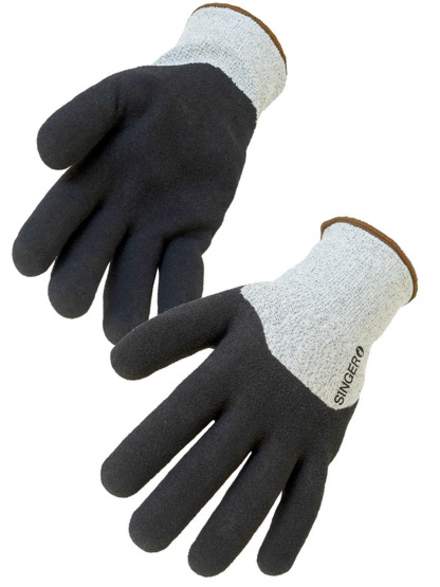 Gant PEHD Coupure D Paume enduite nitrile sablé version 3/4- SINGER - PHD434NIF