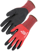 Gant nitrile mousse Coupure D SupportPEHD Dos non enduit - SINGER - PHD50RED