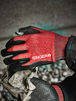 Gant nitrile mousse Coupure D SupportPEHD Pictos nitrile sur la paume - SINGER - PHD5RED