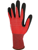 Gant nitrile mousse Coupure D SupportPEHD Pictos nitrile sur la paume - SINGER - PHD5RED