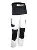 Pantalon de travail coton/élasthanne Blanc et noir - SINGER - PLATRO