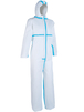 Combinaison de protection L Non-tissé SMS polypropylène 55 g/m2 Type 5 & 6 - SINGER - PLY500