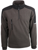 Pull gris en polaire avec col montant - SINGER - POLANDE