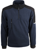 Pull bleu en polaire avec col montant - SINGER - POLARINE
