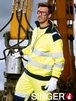 Veste Polaire haute-visibilité jaune - SINGER - POLGA