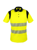 Polo jaune haute visibilité avec bandes réfléchissantes - SINGER - POLMA