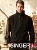 Veste polaire doublée 330-350 g/m² - SINGER - POLNOIR