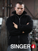Veste polaire doublée 330-350 g/m² - SINGER - POLNOIR
