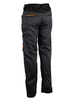 Pantalon de travail Polyester/coton - Noir /gris / orange - SINGER - PRAGUO