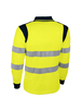 Polo jaune en polyester bird-eye - SINGER - PUNTA