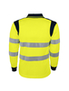 Polo jaune en polyester bird-eye - SINGER - PUNTA