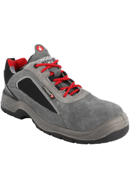 Chaussures basses cuir croûte velours S1P FO SR - SINGER - RODI