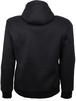 Sweatshirt noir chaud très souple et confortable - SINGER - SAMY