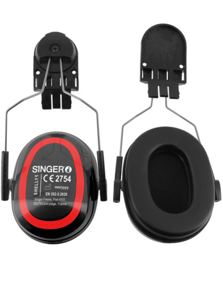 Serre-tête antibruit pour casque de protection SNR 249 dB - SINGER - SHELLY1