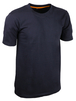 T-shirt bleu 100% coton col rond bleu - SINGER - SHIRTBLEU