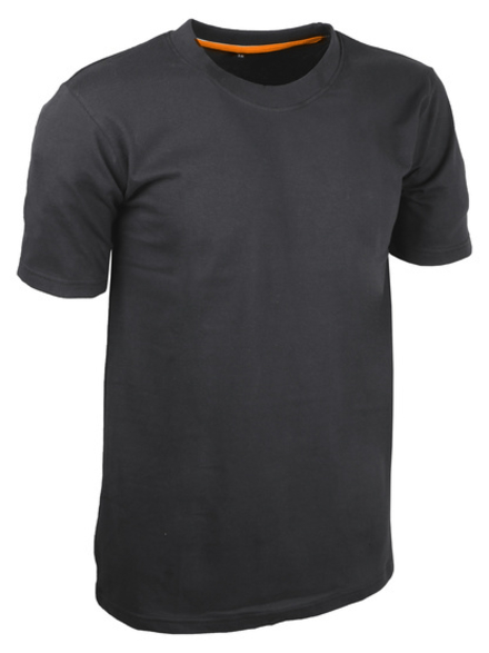 T-shirt gris 100% coton à col rond gris - SINGER - SHIRTGRIS