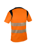 T-shirt haute visibilité orange et bleu marine - SINGER - SUCO
