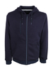 Sweat-shirt bleu marine avec capuche et fermeture à glissière - SINGER - SUITBLE