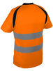 T-shirt orange haute visibilité bird-eye- SINGER - SUZO