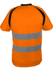 T-shirt orange haute visibilité bird-eye- SINGER - SUZO