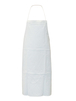 Tablier PVC/polyester/PVC Coloris blanc 100 x 70 cm - SINGER - TABPB1070