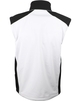 Veste Softshell manches amovibles en noir et blanc - SINGER - VANGOG