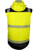 Blouson haute visibilité jaune avec manches amovibles et bandes - SINGER - VUELTA