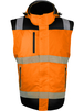 Blouson haute visibilité orange avec manches amovibles - SINGER - VUELTO
