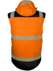 Blouson haute visibilité orange avec manches amovibles - SINGER - VUELTO