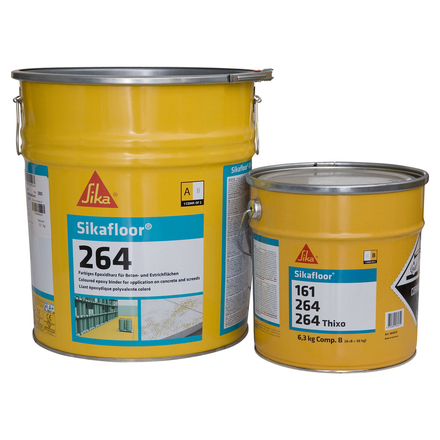KIT DE 10KG DE RÉSINE COLORÉE SIKAFLOOR-264 AB - SIKA - 173443
