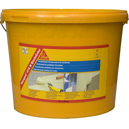 SEAU DE 15L REVÊTEMENT BÉTON ACSIKAGARD-675W ELASTOCOLOR - SIKA - 180868