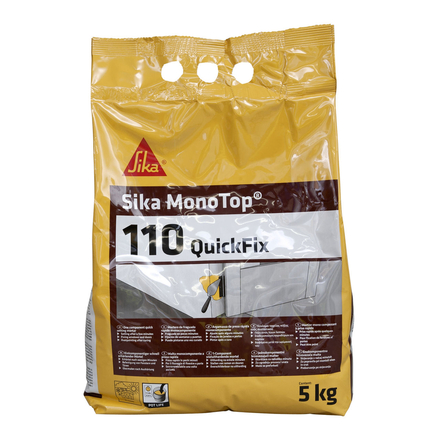 MORTIER EN CARTON DE 4 MINIPACKS 5KG DE SIKA MONOTOP-110 QUICKFIX - SIKA - 533446