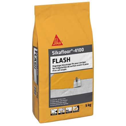 RAGRÉAGE THIXOTROPE EN CARTON DE 4 SACS 5KG DE SIKAFLOOR 4100 FLASH - SIKA - 582492