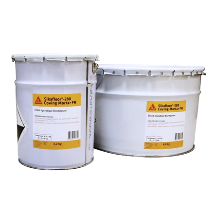 ENDUIT ÉPOXYDIQUE KIT DE 10KG DE SIKAFLOOR-280 COVING MORTAR FR - SIKA - 620061