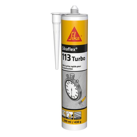 COLLE EN CARTON DE 12 CARTOUCHES 290ML DE SIKAFLEX-113 TURBO - SIKA - 632352
