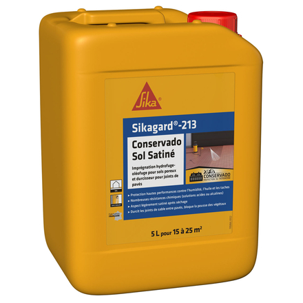 IMPREGNATION HYDROFUGE BIDON 20L DE SIKAGARD-213 CONSERVADO SOL SATINÉ - SIKA - 704616