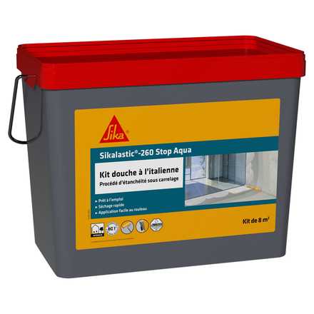 SYSTÈME D'ETANCHEITE SEAU DE 7KG DE SIKALASTIC-260 STOP AQUA - SIKA - 705802