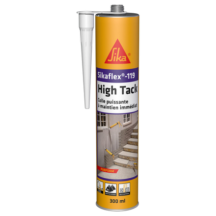 CARTON DE 12 CARTOUCHES 300ML DE COLLE SIKAFLEX-119 HIGH TACK PURFORM® - SIKA - 745184